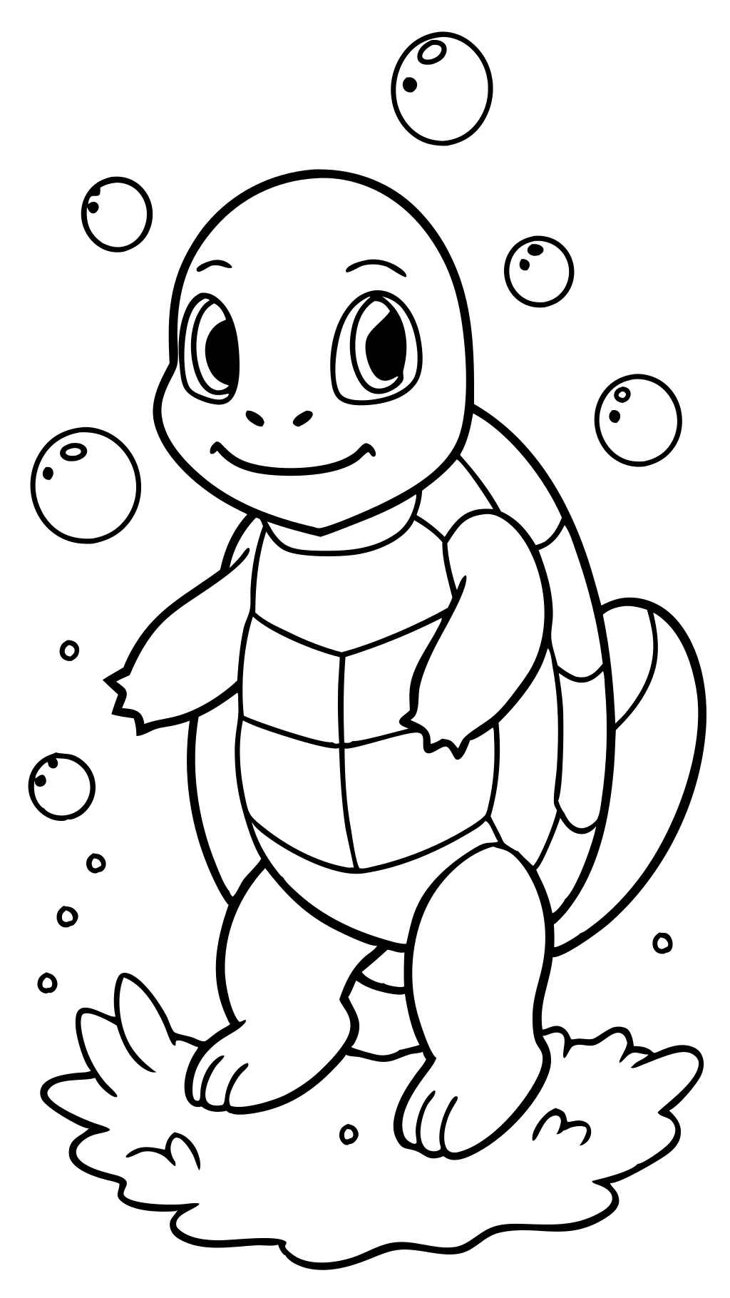 Páginas para colorear Pokémon Squirtle